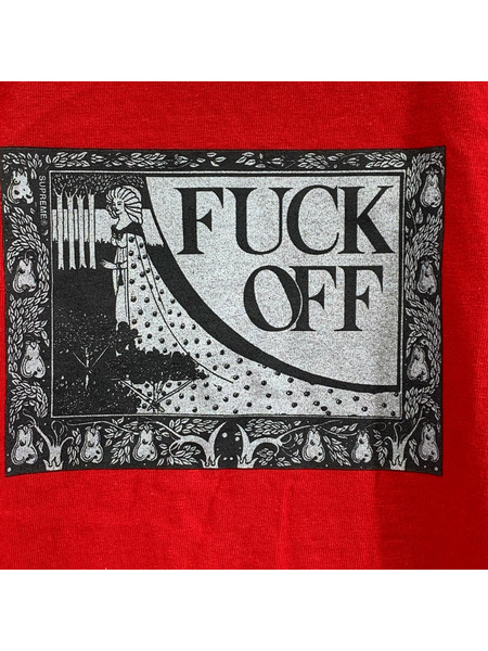 Supreme 半袖Tシャツ・カットソー FUCK OFF TEE RED SIZE:M