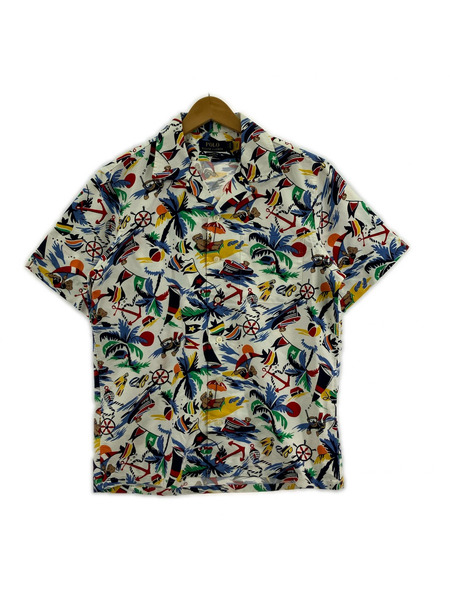 POLO RALPH LAUREN 半袖シャツ アロハシャツ/ポロベア/S