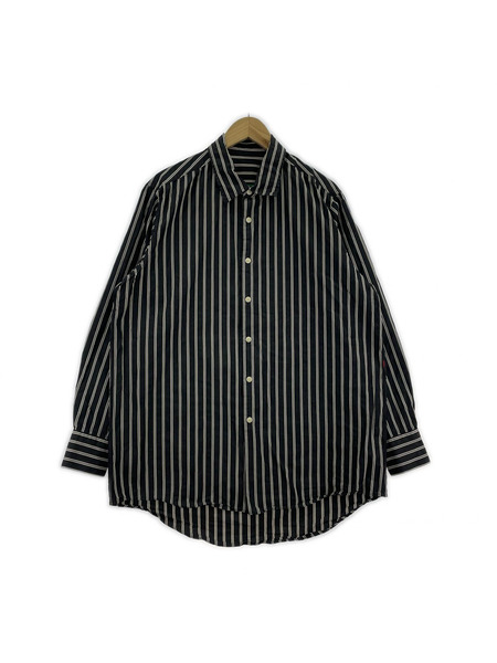 CASEY-CASEY 長袖シャツ ストライプシャツ 青