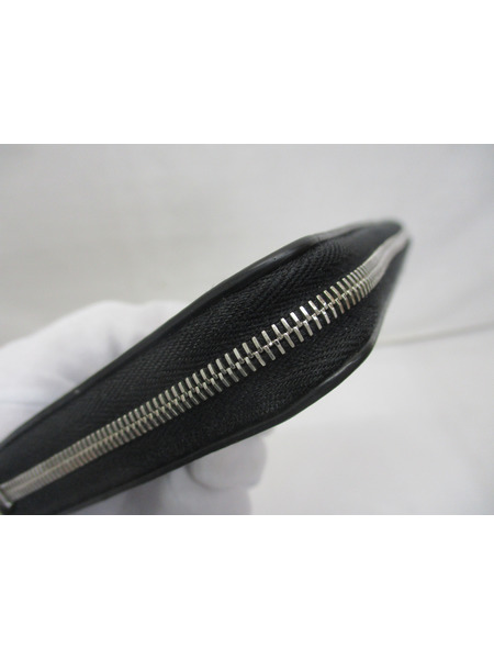 長財布 ラウンドジップ長財布　黒
