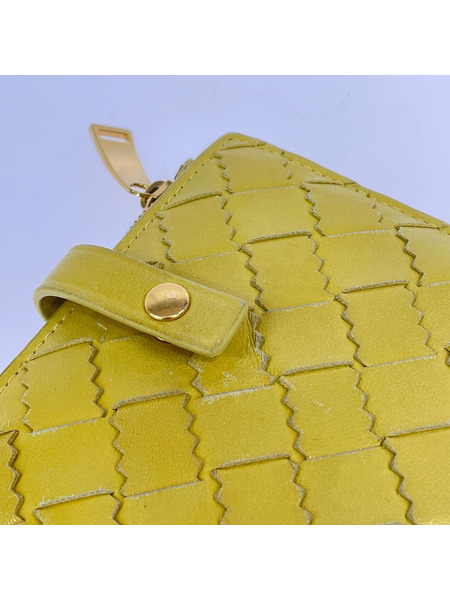 コンパクトウォレット Bottega Veneta/二ツ折リ財布/YEL[値下]