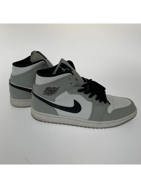 NIKE スニーカー AIR JORDAN1 MID ハイカットスニーカー グレー