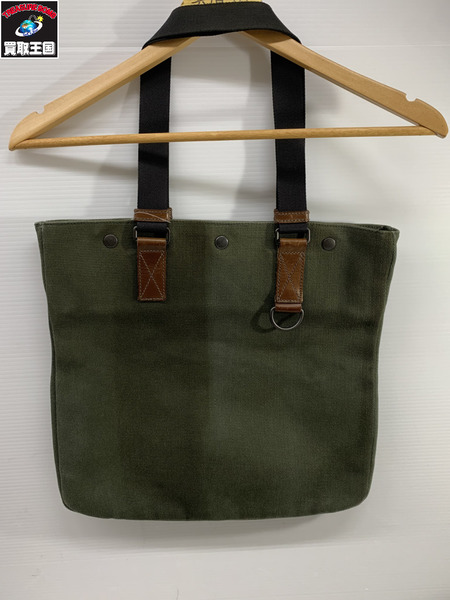 Bottega Vene トートバッグ キャンバストートバッグ 緑