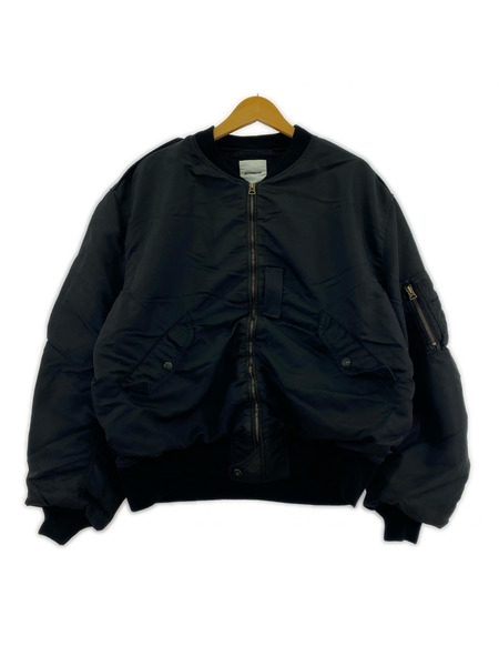 フライトジャケット BOWWOW L-2B FLIGHT JACKET AGED XXL ブラック