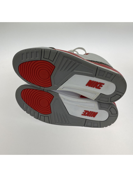 NIKE スニーカー AIR JORDAN 3 RETRO 28.0cm 白/グレー