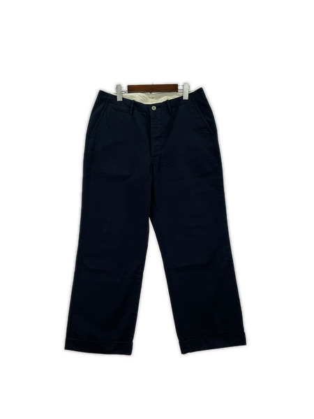 PHIGVEL パンツ OFFICER TROUSERS  紺