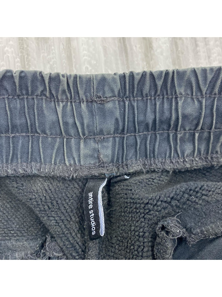 パンツ entire studios スウェットカーゴパンツ ブラック S