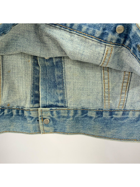 Levi's デニムジャケット 80s/USA製/ボタン裏52/薄青