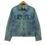 Levi's デニムジャケット 80s/USA製/ボタン裏52/薄青