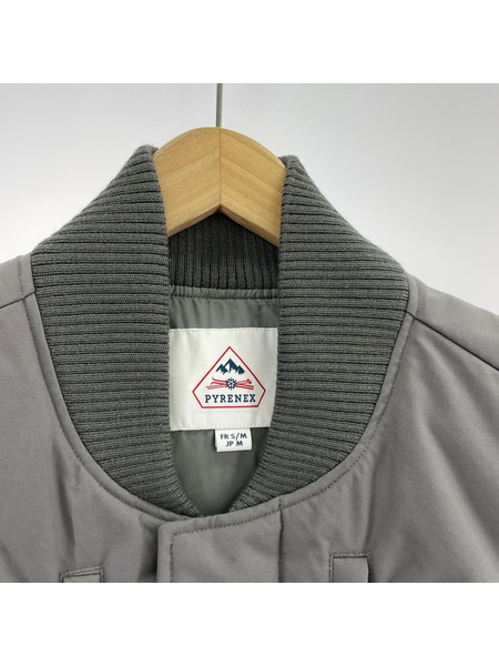 PYRENEX ダウンベスト french down ダウンベスト グレー (M)