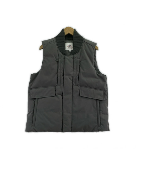 PYRENEX ダウンベスト french down ダウンベスト グレー (M)