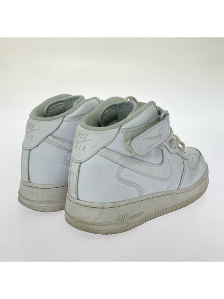 NIKE スニーカー AIR FORCE 1 MID WHT 28cm