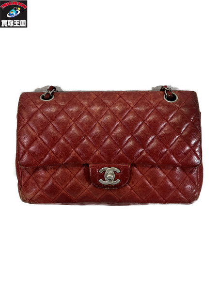 Chanel マトラッセ 25 ダブルフラップ チェーンショルダーバッグ