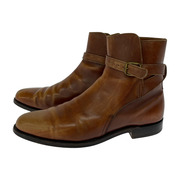 CROCKETT&JONES ブーツ ジョッパーブーツ/ブラウン (25.0cm相当)