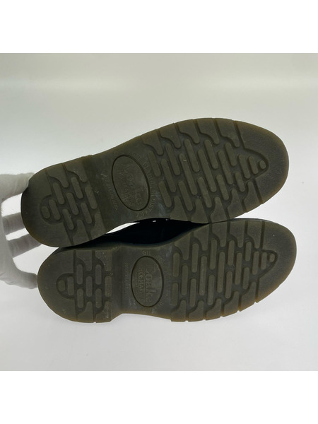 Loake シューズ タッセルローファ スウェード 黒