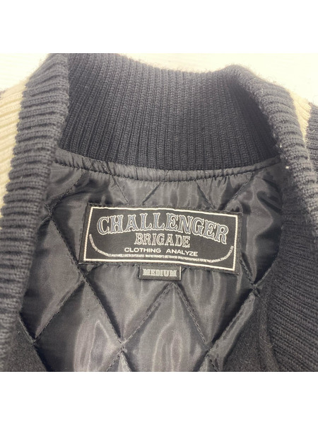 CHALLENGER ジャケット ×ROTTWEILER スタジャン sizeM ブラック