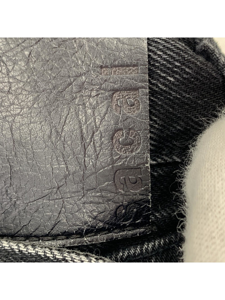 Sacai デニム・ジーンズ 23SS BELTED STRAIGHT DENIM PANTS 黒 (1)