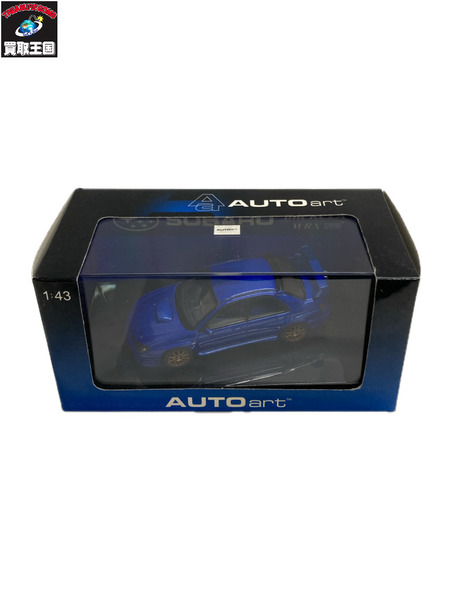 1/43スケールカー AUTO art  WRX STi 2006 BLUE 43