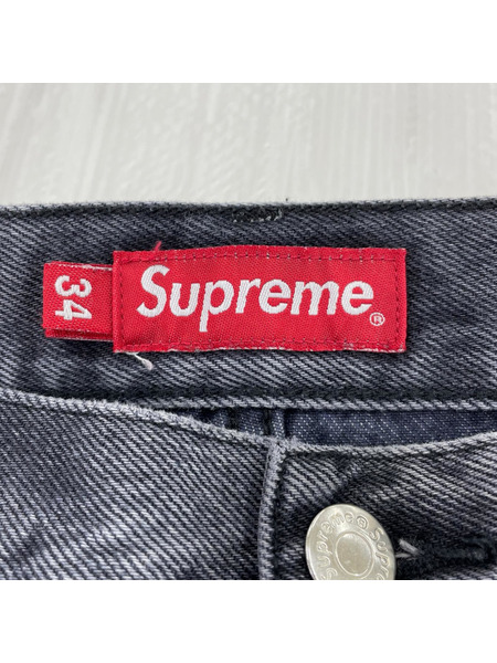 Supreme デニム・ジーンズ baggy black W34