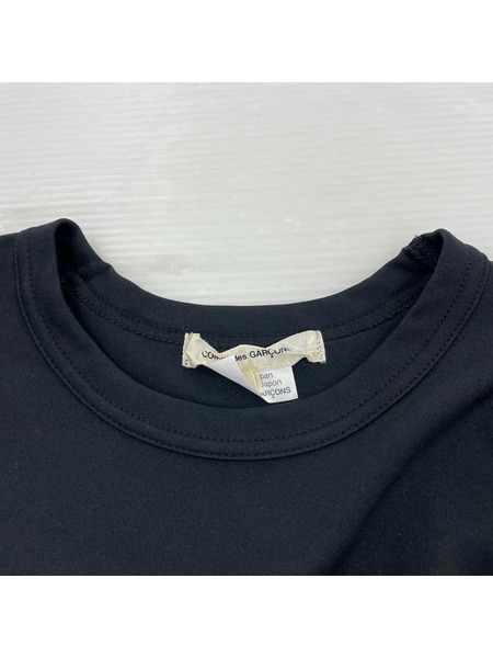 COMME des GARCONS 半袖Tシャツ・カットソー レイヤード 黒 24SS S