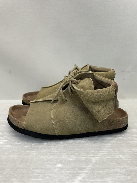 UNDERCOVER 21SS スウェード切替ブーツサンダル L 茶 UC1A4F03