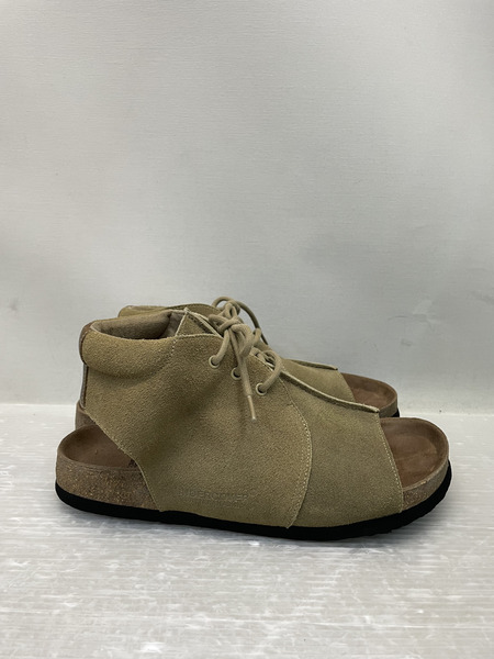 UNDERCOVER 21SS スウェード切替ブーツサンダル L 茶 UC1A4F03
