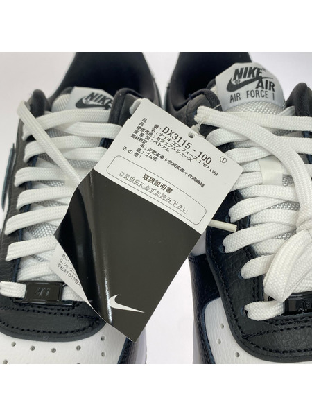 NIKE スニーカー AIR FORCE 1 '07 LV8 白黒 (27.0cm)[値下]