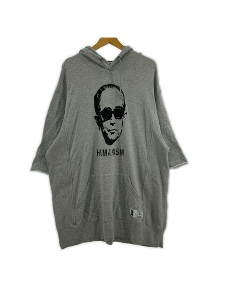 UNDERCOVER パーカー 半袖 黒澤明 グレー 4