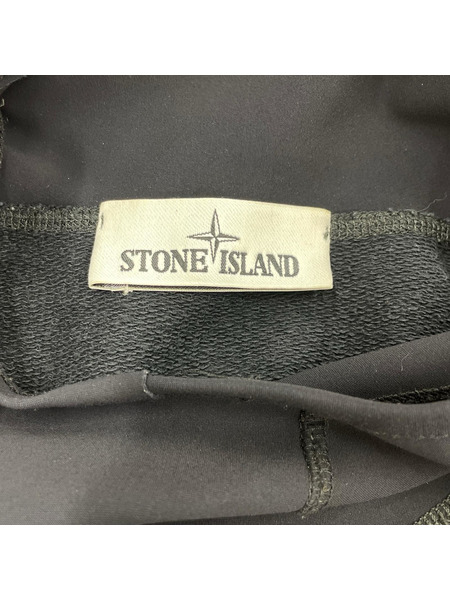 STONE ISLAND テックデザイン S/Sパーカー L 黒 6615639S2
