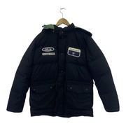 HYSTERIC GLAMOUR ダウンジャケット 両ワッペンフード着脱 (L) 黒
