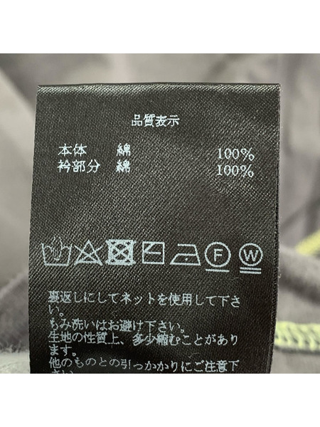 YUKI HASHIMOTO コントラストレイヤードTシャツ 211-01-0604 グレー (M)