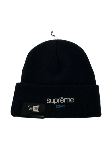 Supreme 25AW Classic Logo Shop Beanie Black