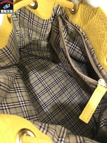 BURBERRY トートバッグ 巾着 レザーバッグ
