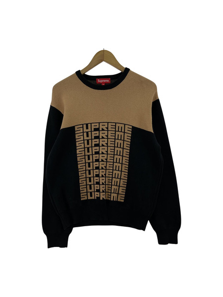 Supreme ニット・セーター 18AW Logo Repeat Sweater (S)