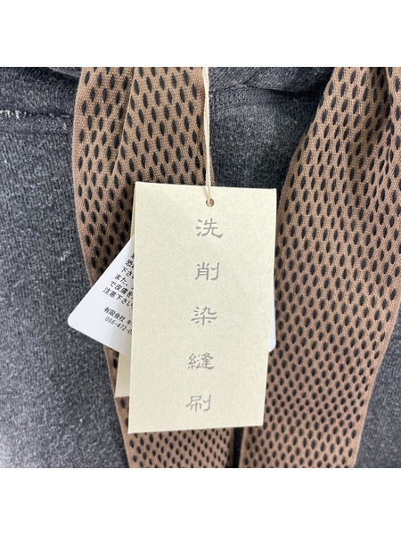 KAPITAL 24AW 裏毛 スリラーダメージデビルフードパーカー F K2411LC137[値下]