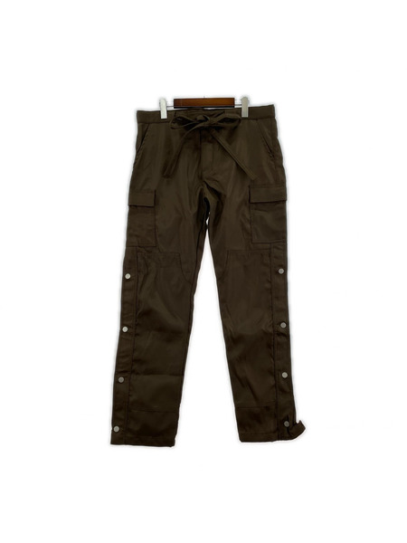 mnml パンツ ナイロンカーゴパンツ ブラウン