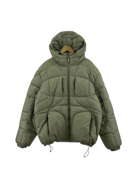 Supreme ダウンジャケット 21AW Warp Hooded Puffy Jacket L