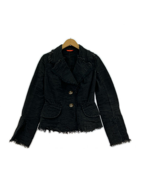 Vivienne Westwood テーラードジャケット・ブレザー カモフラフレンジジャケット 黒