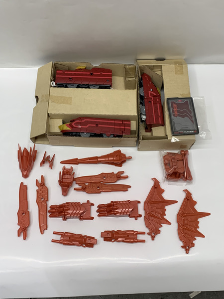 新幹線変形ロボ シンカリオン DXS13 ブラックシンカリオン紅+紅武器セット 開封品 欠品あり SHINKALION プラレール ロボット 鉄道ロボット 漆黒の新幹線 紅