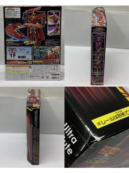 新幹線変形ロボ シンカリオン DXS13 ブラックシンカリオン紅+紅武器セット 開封品 欠品あり SHINKALION プラレール ロボット 鉄道ロボット 漆黒の新幹線 紅