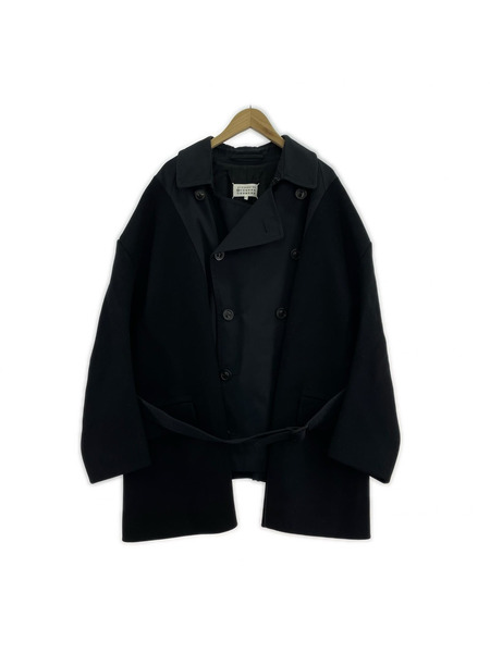 MAISON MARGIELA ソノ他 18AW ドッキングコート 44 ネイビー
