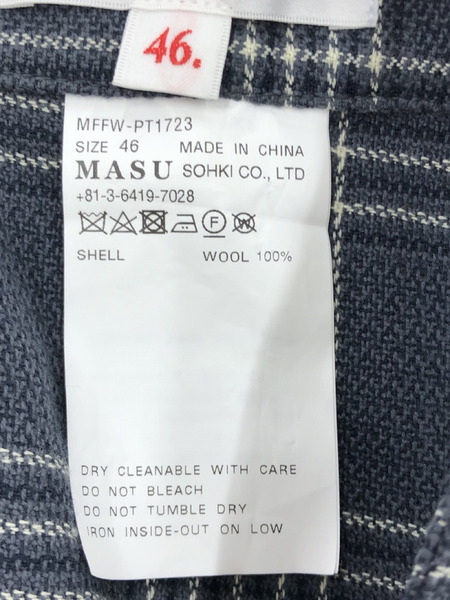 MASU エムエーエスユー 23AW タウンチャップス 46 [値下]