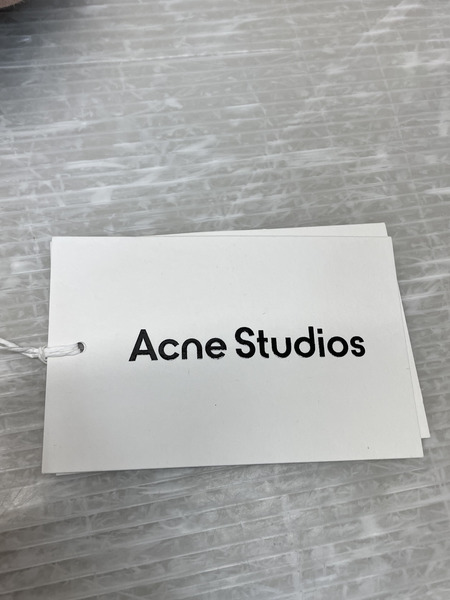 Acne Studios ウォッシュド加工 バックロゴL/Sカットソー L ピンク