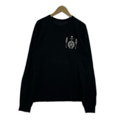 CHROME HEARTS CH L/S T-SHIRT FOTI フォティ ホースシュー L/SポケTee M 黒