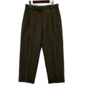 WACKO MARIA パンツ ×DORMEUIL 22AW ラメストライプスラックス M ブラウン