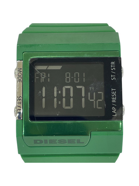 DIESEL メンズ時計 デジタル/グリーン/DZ-7136[値下]