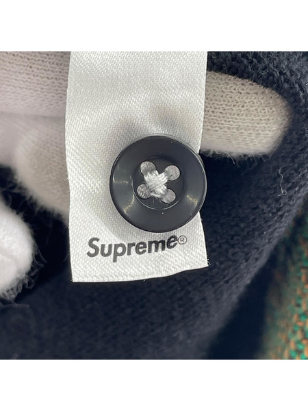 Supreme 24ss Plaid Knit S/S Polo ニットポロシャツ S マルチ