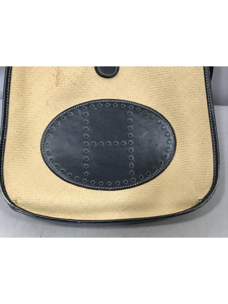 ハンドバッグ HERMES エブリンPM ストロー ナチュラル/ストロー