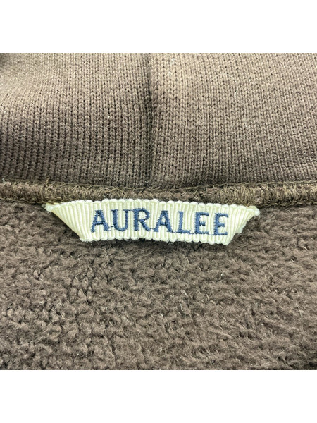 AURALEE パーカー HIGH COUNT HEAVY SWEAT 茶 (4) A22AP01HU