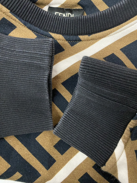 FENDI/ズッカ柄/FFロゴスウェット/M/FENDI FY0944 A7A9